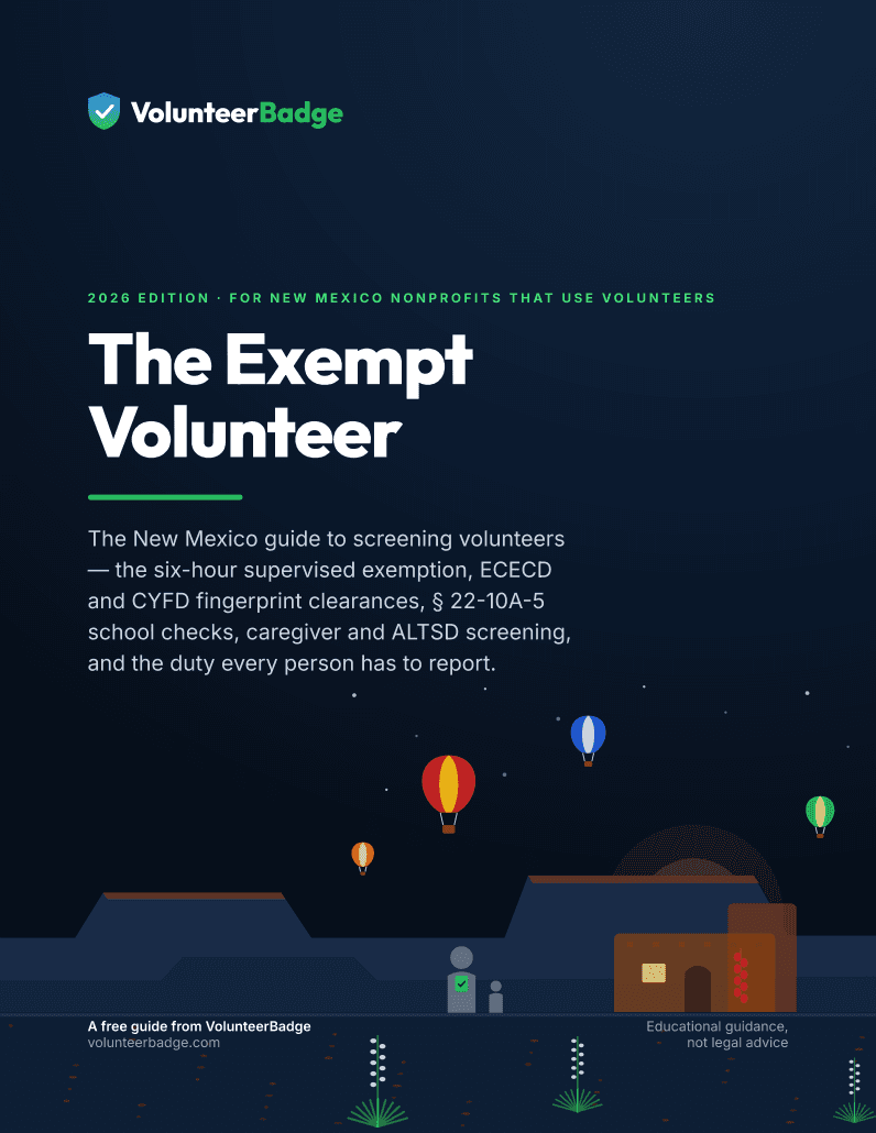 Cover of The Exempt Volunteer